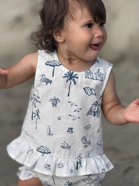 Sierra Set (Navy Beach Scene)