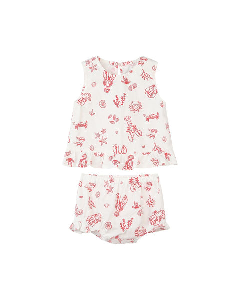 Sierra Set (Red Nautical Scene)