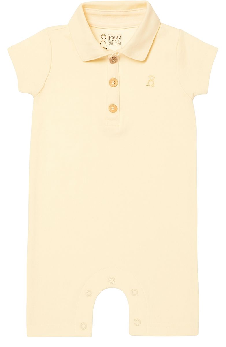 Drift Romper (Cream pique)