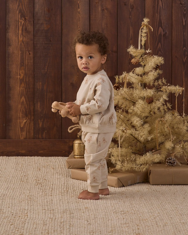 Relaxed Fleece Sweatshirt - Gingerbread