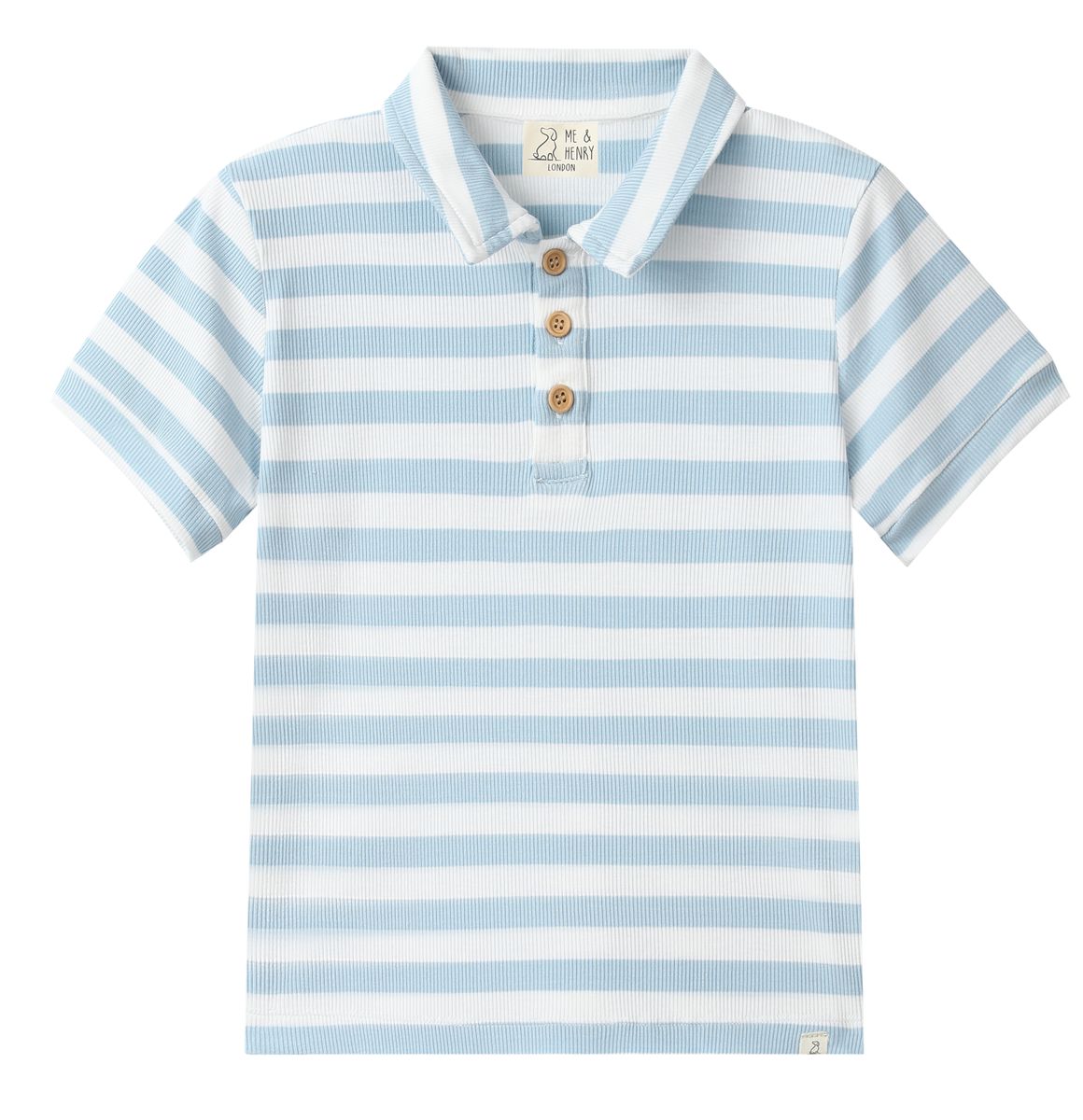Shipping Polo (Blue/White Stripe)