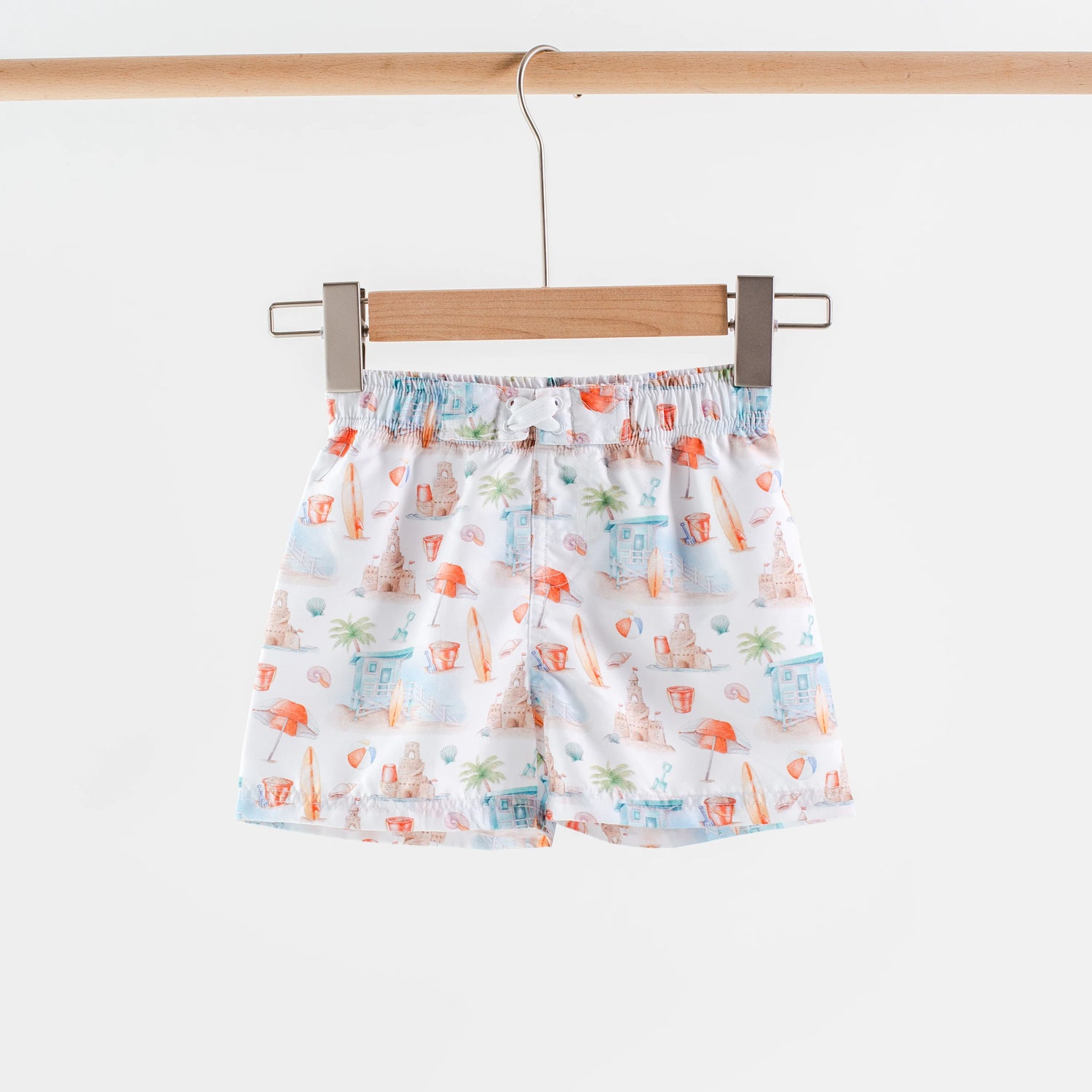 Beach day swim trunks