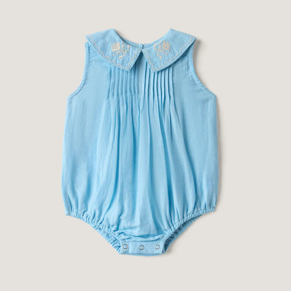 Baby Sofia Romper (Airy Blue)