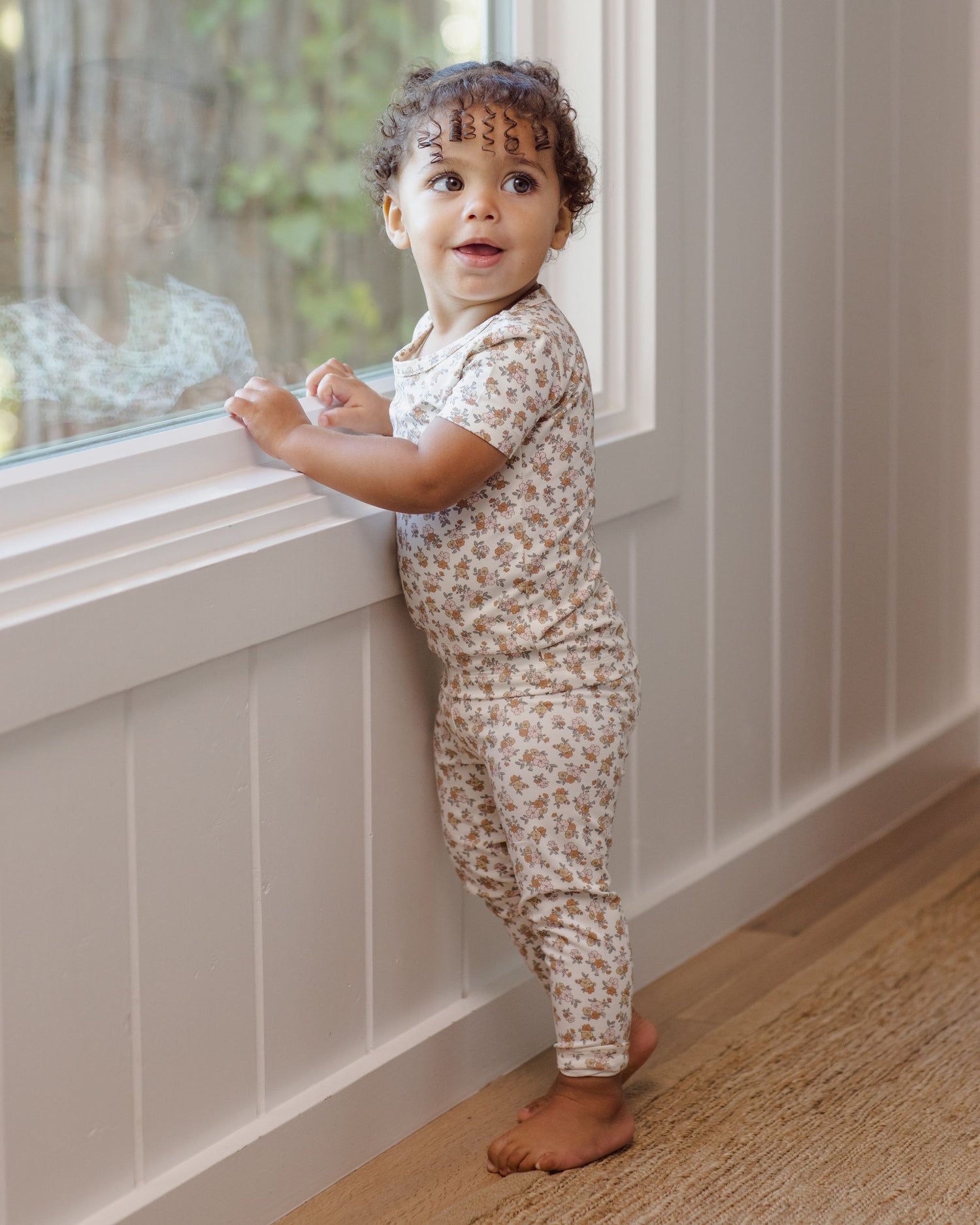 Bamboo Short Sleeve Pajama Set Wildflower