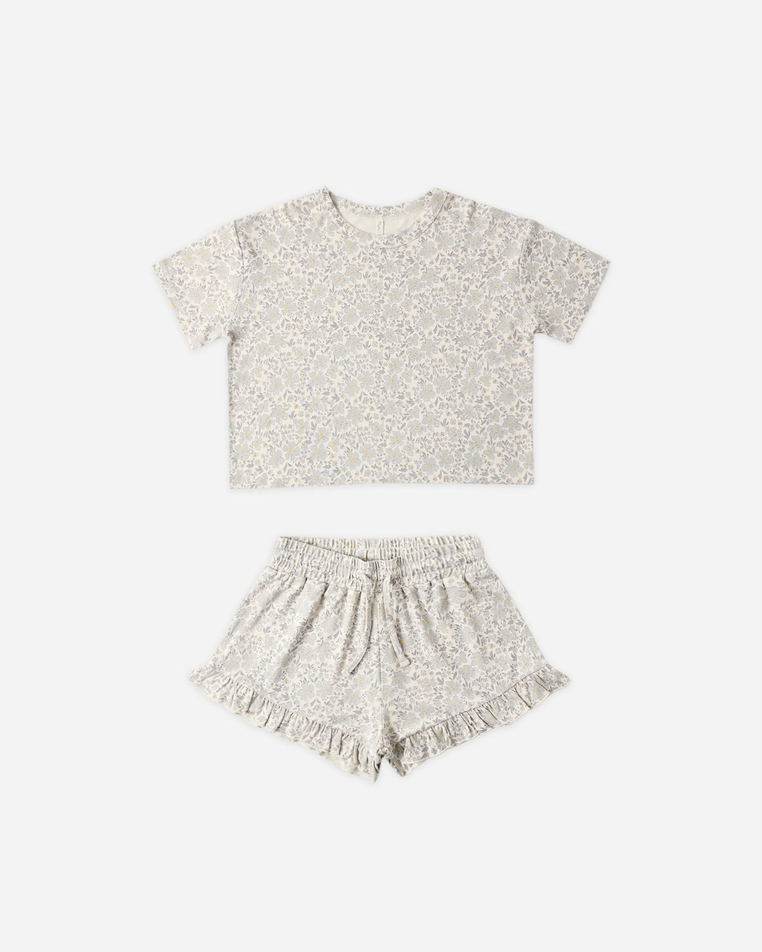 Mosie Set | yellow grey floral