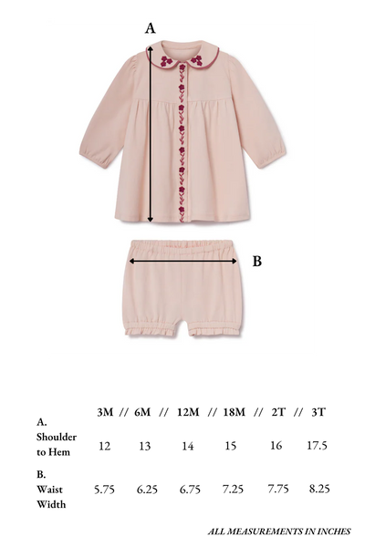 Collier Baby Set | Blushing Pink