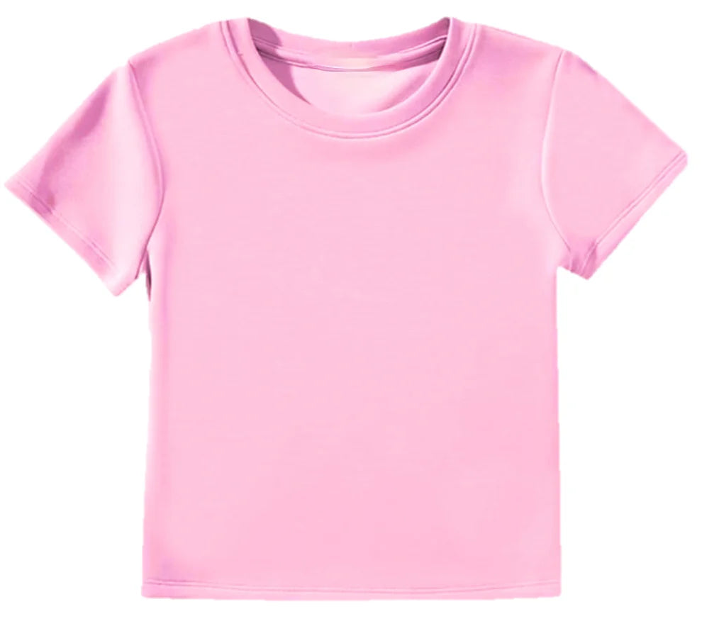 Flodal Short Sleeve Top (Chalk Pink)