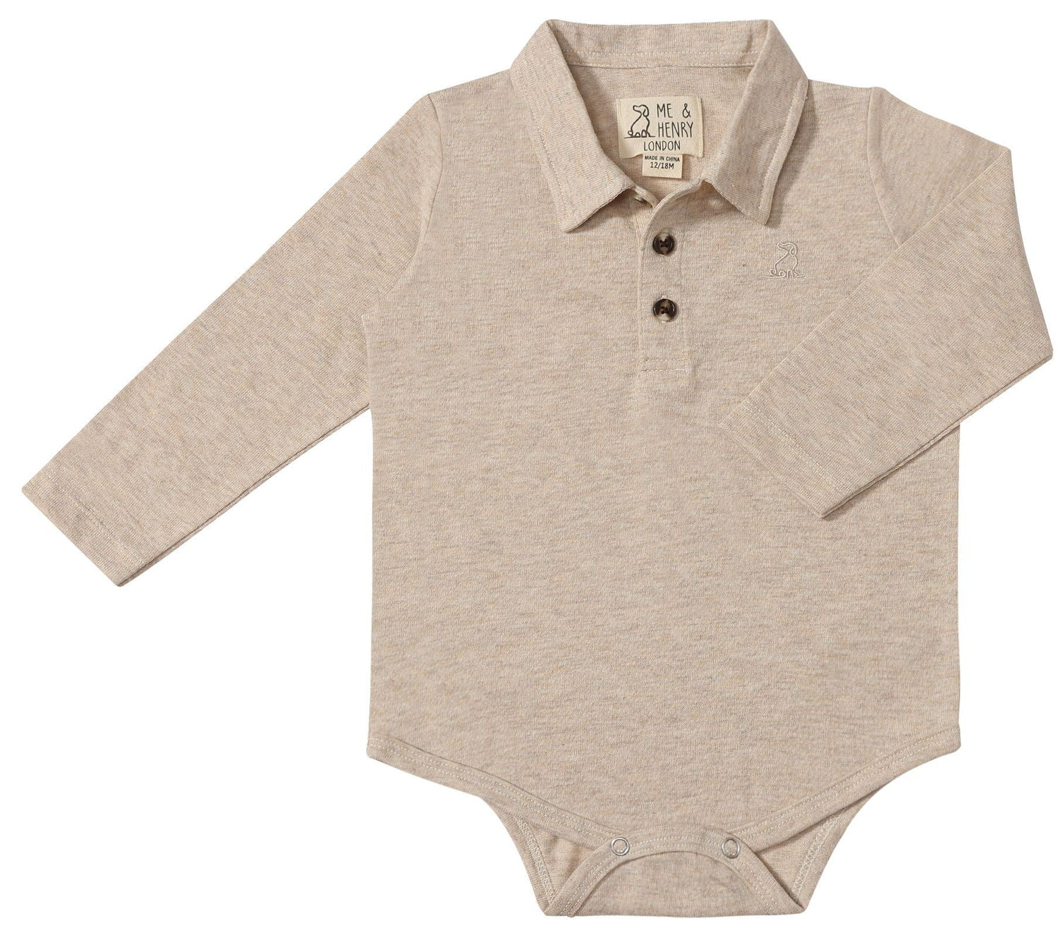 Seymour Polo Onesie | Cream