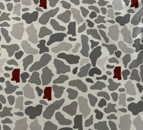 Mississippi Maroon/Grey Camo