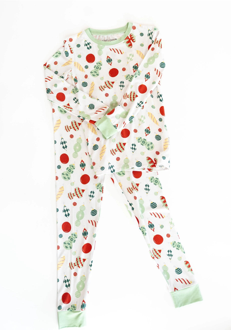 Christmas Baubles Pajama Set
