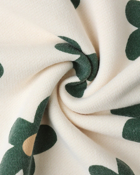 Oversized Sweatshirt + Wide Leg Sweatpant | Daisy