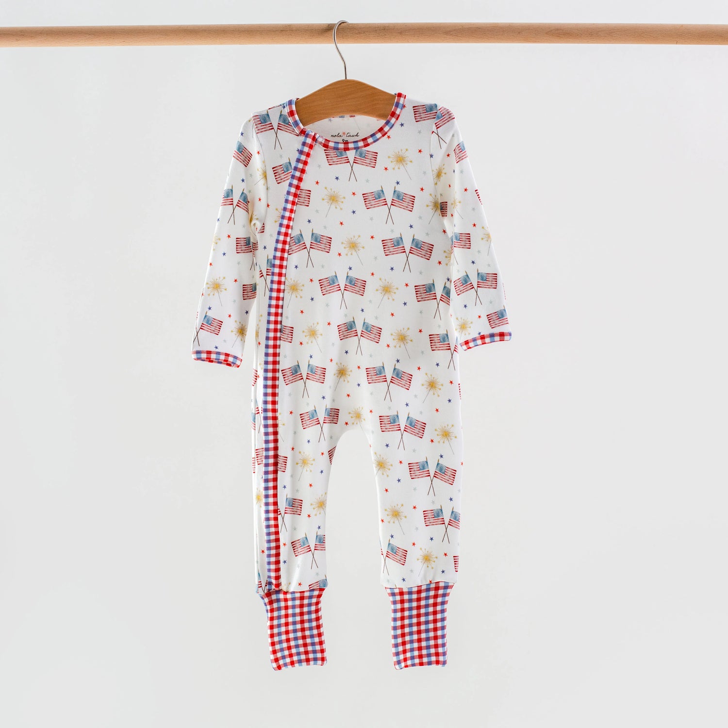 Patriotic Parade Zip Pajamas