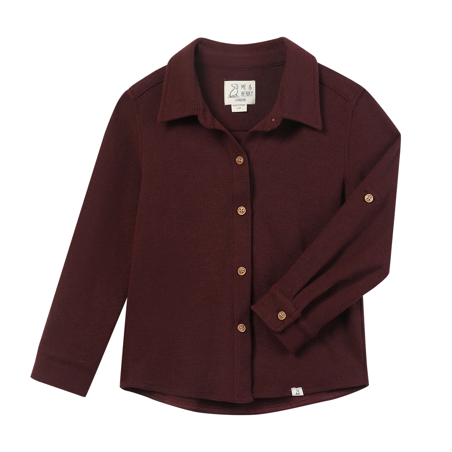 Burgundy Jersey Shirt