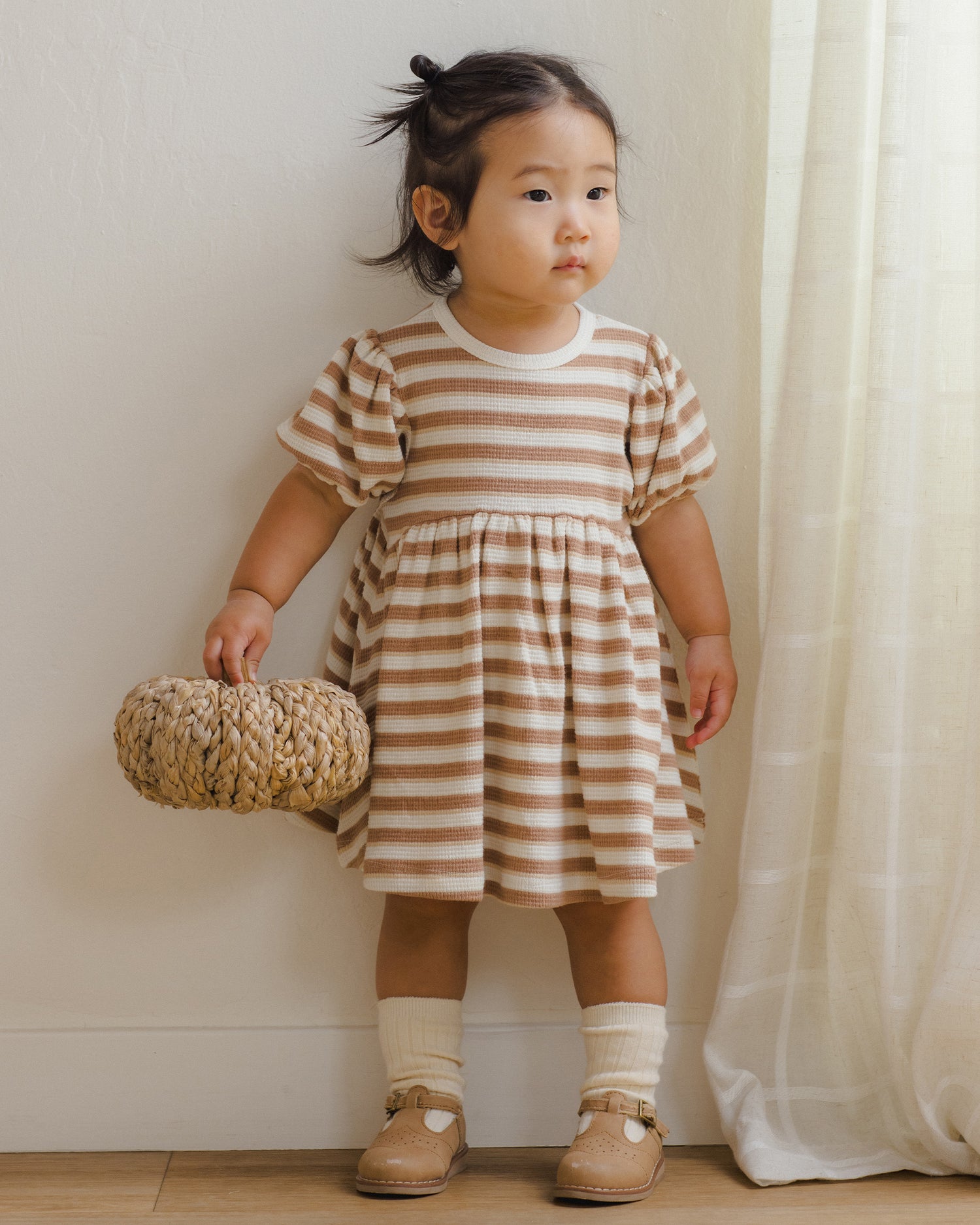 Darla Dress - Spice Stripe