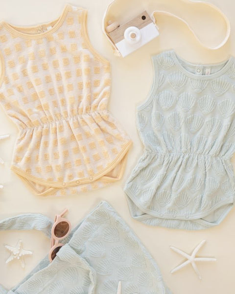 Cinch Playsuit | Butterscotch Grid