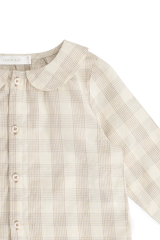Organic Cotton Gabriel Top - Joe Check Natural