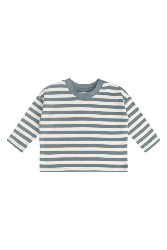 Pima Cotton Set - Essential Stripe Cloud/Honolulu