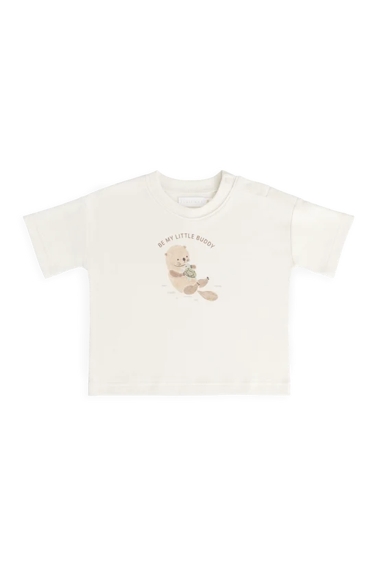 Pima Cotton Edward Tee - Otter Buddy Cloud