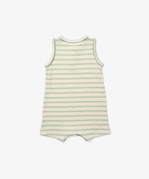 Lachlan Romper - Kiwi Stripe