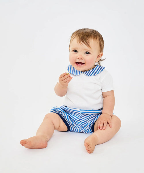 Peter Pan Onesie - Painted Stripe