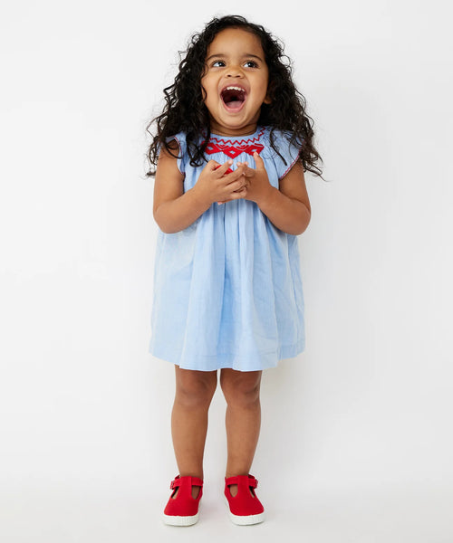 Betty Baby Dress - Light Blue