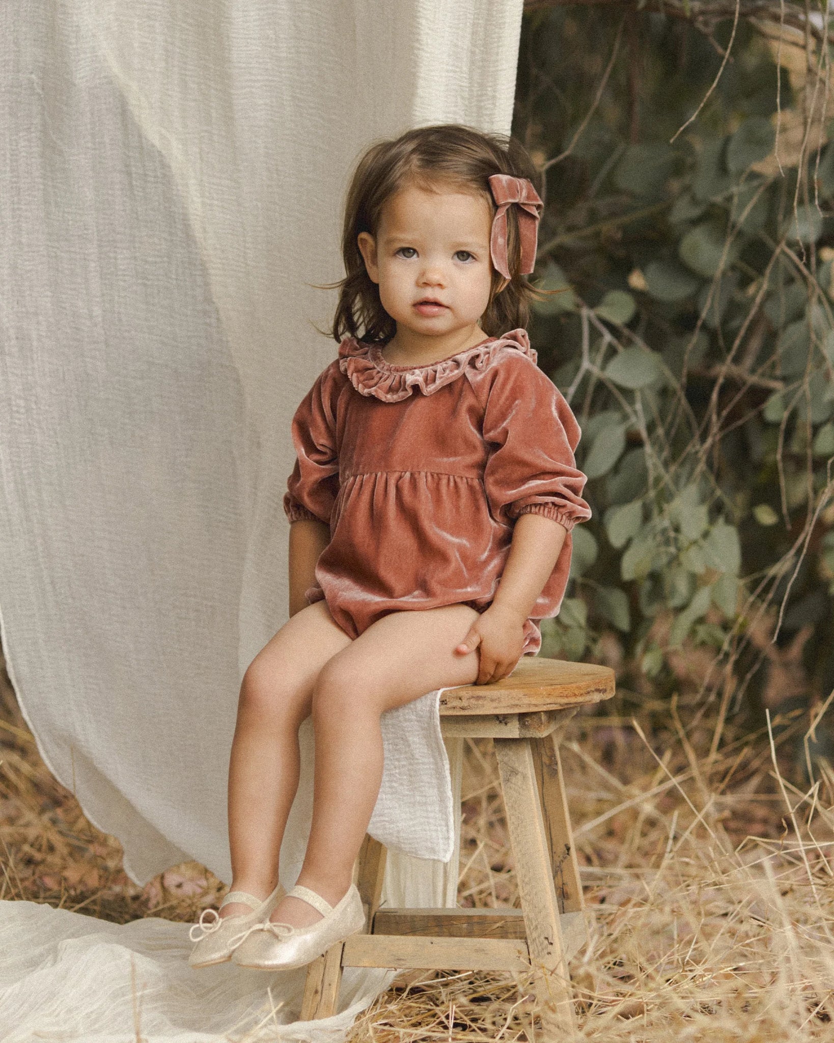 Adeline Romper - Poppy