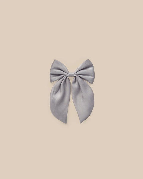 Oversized Hair Bow - Frost