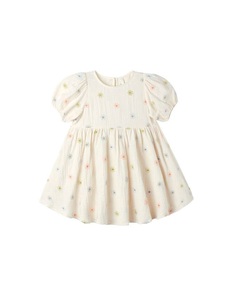 Marley Dress Embroidered Daises