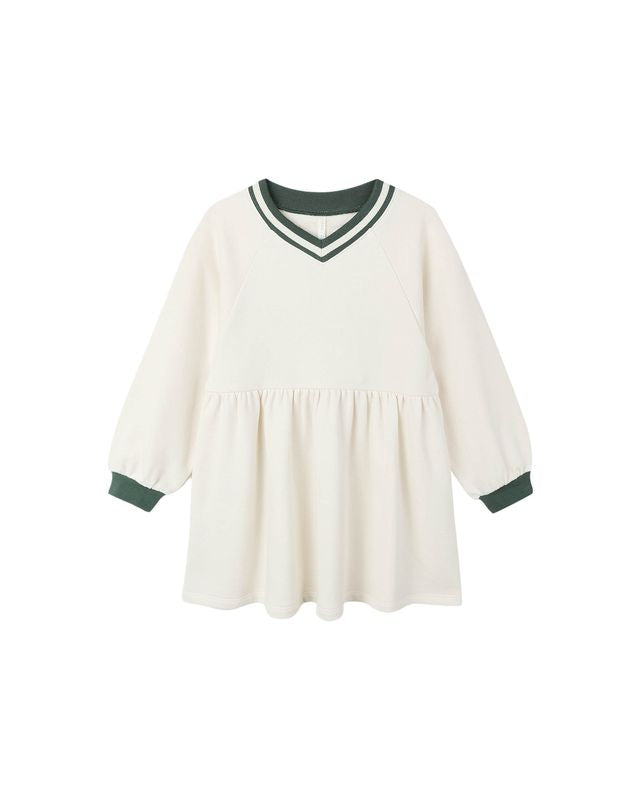 Raglan Sweatshirt Dress | Natural