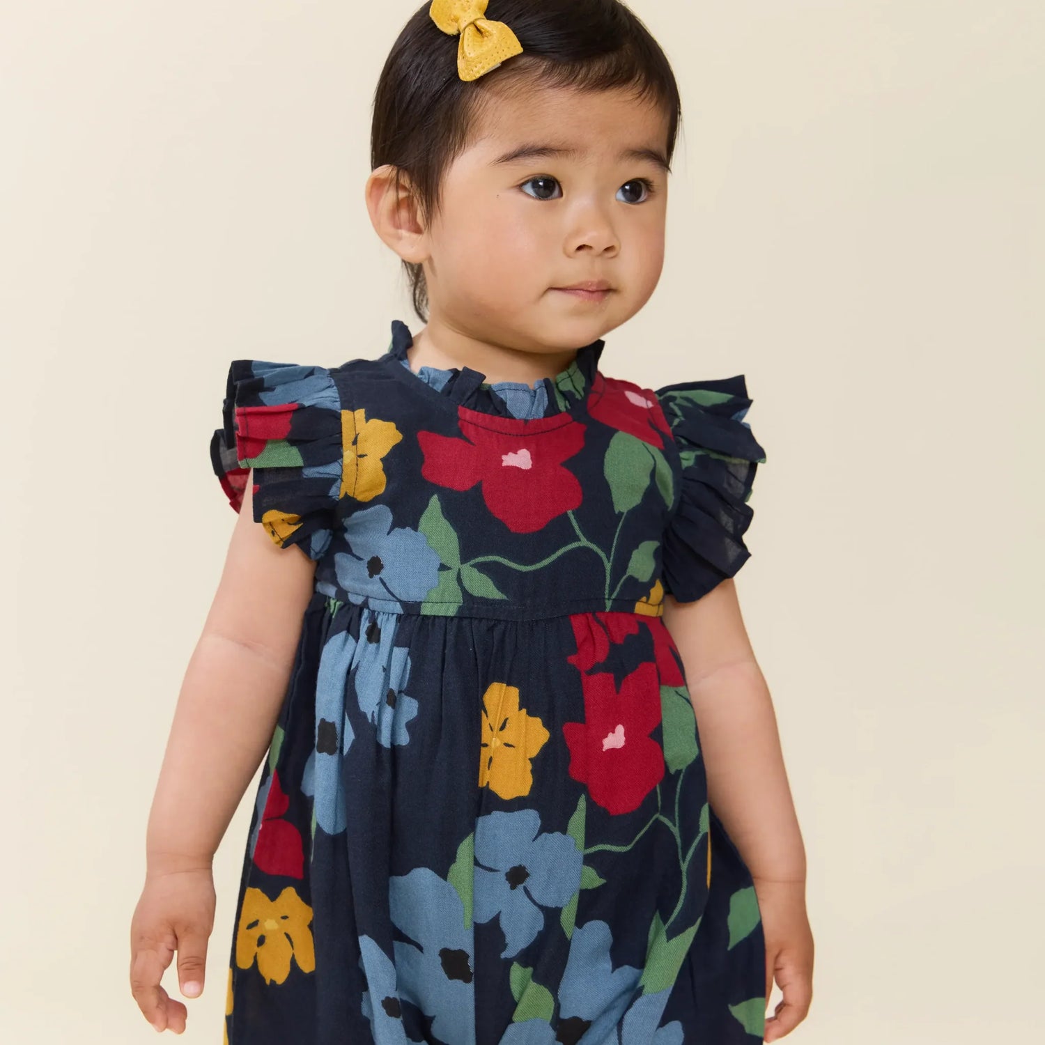 Jennifer Jumper - Navy Hibiscus Floral