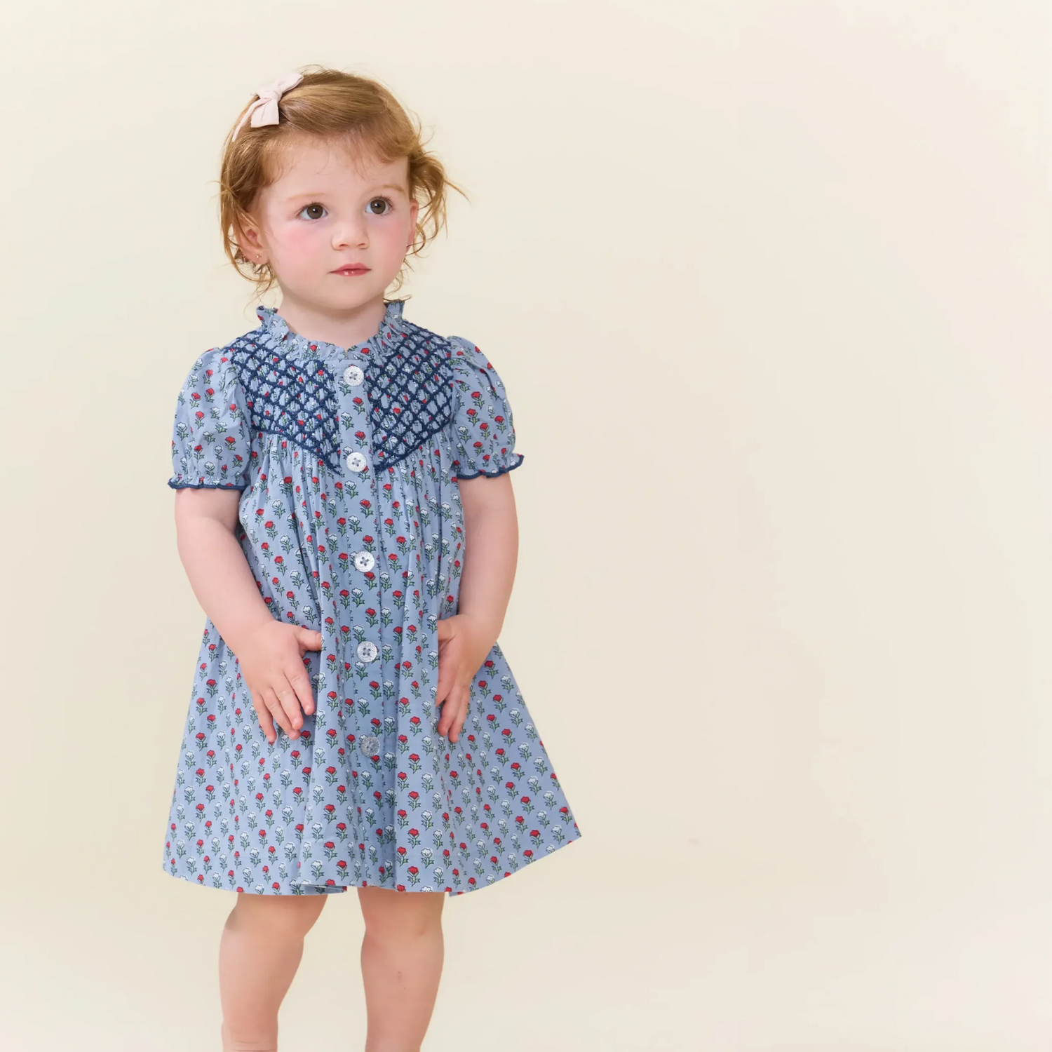 Lucia Dress Set - Light Blue Carnation