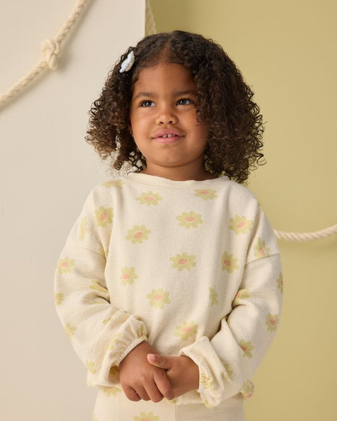 Spongey Knit Set Yellow Daisy