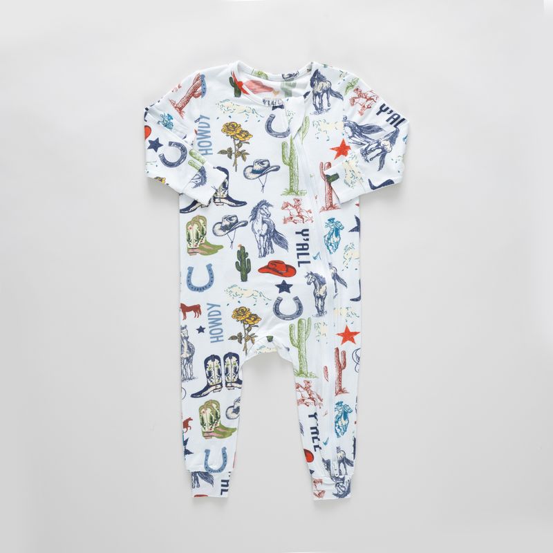 Baby Bamboo Romper (Western Dreams)