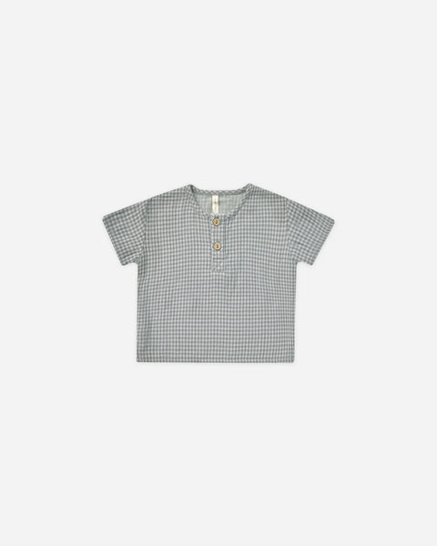 Henry Top - Blue Gingham