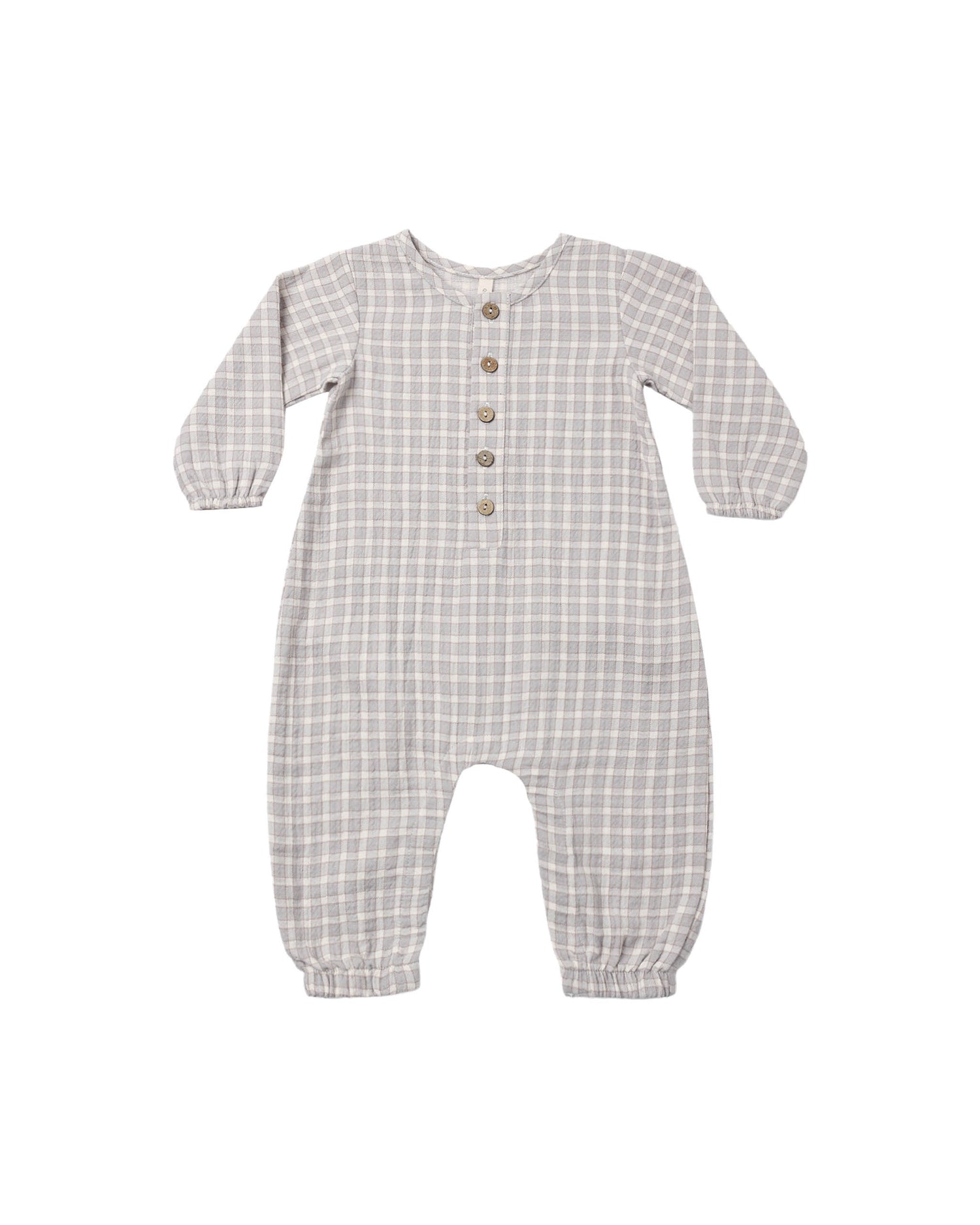 Woven Jumpsuit - Blue Gingham