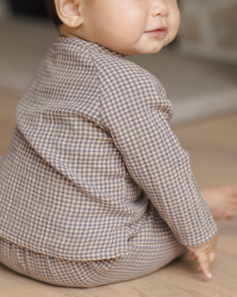 Zion Shirt - Indigo Gingham