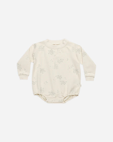 Crewneck Bubble Romper - Dragons *LAST ONE - 18/24m*