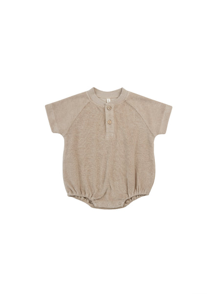 Terry Henley Romper - Oat