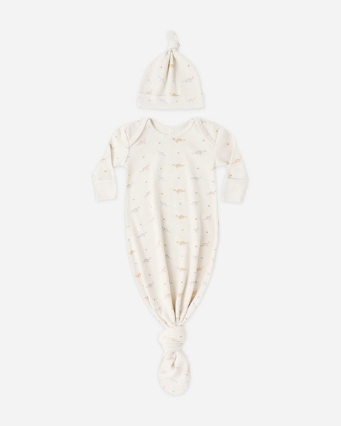 Knotted Baby Gown (Dinos)