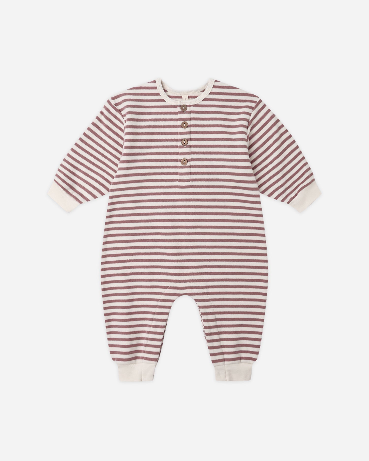 Relaxed Jumpsuit - Mulberry Stripe