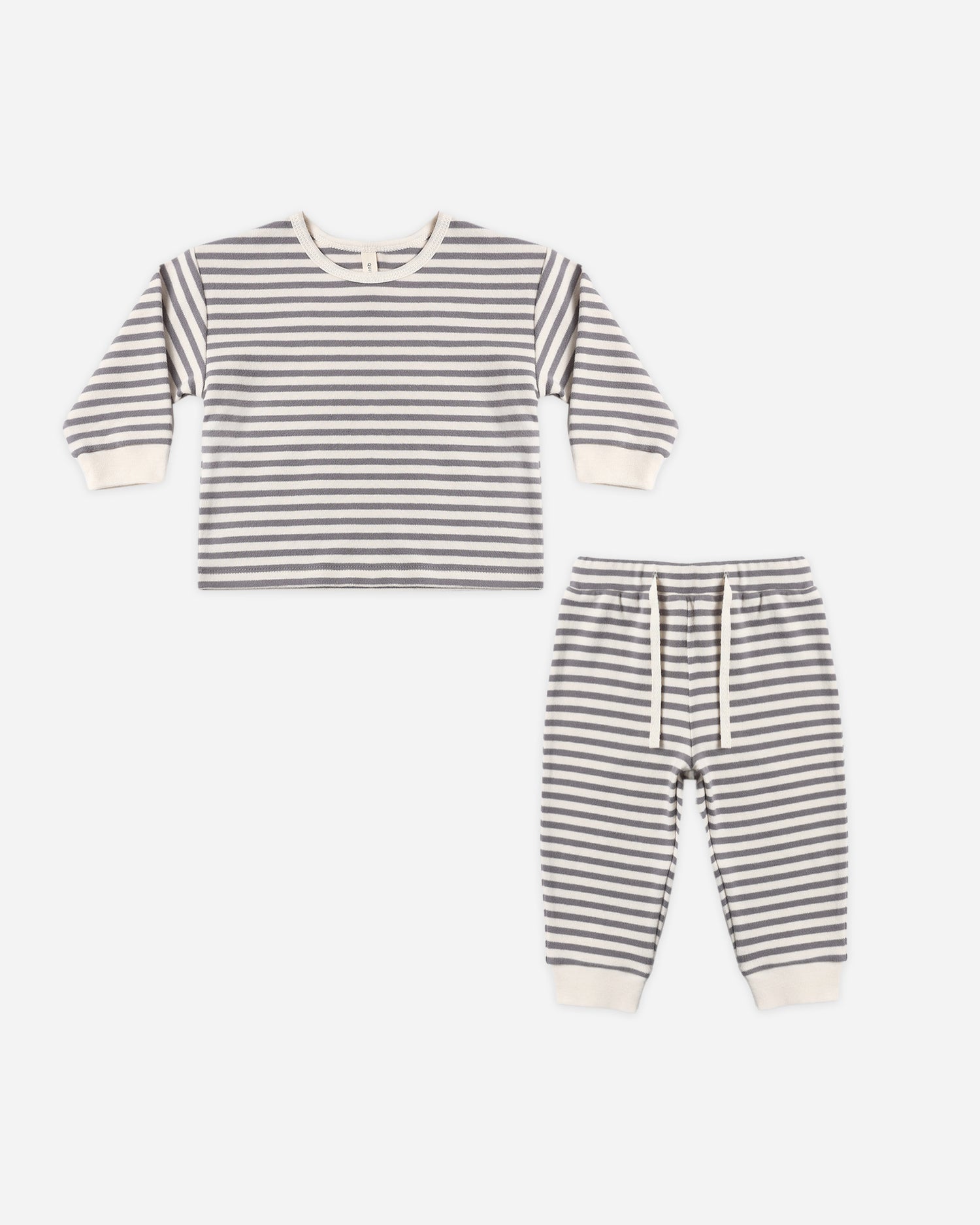 Cozy Set - Slate Stripe