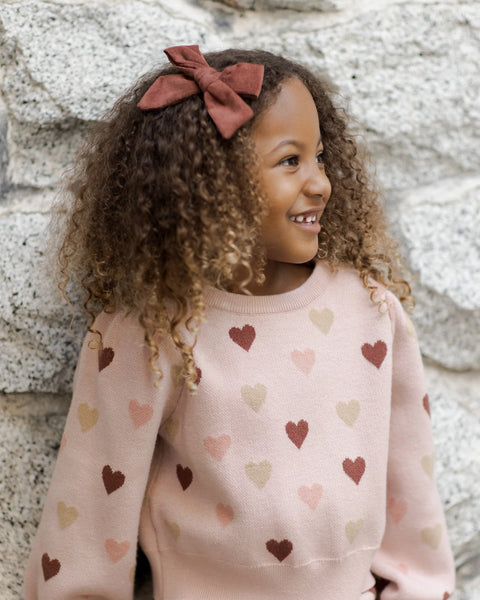 Jacquard Knit Set - Hearts