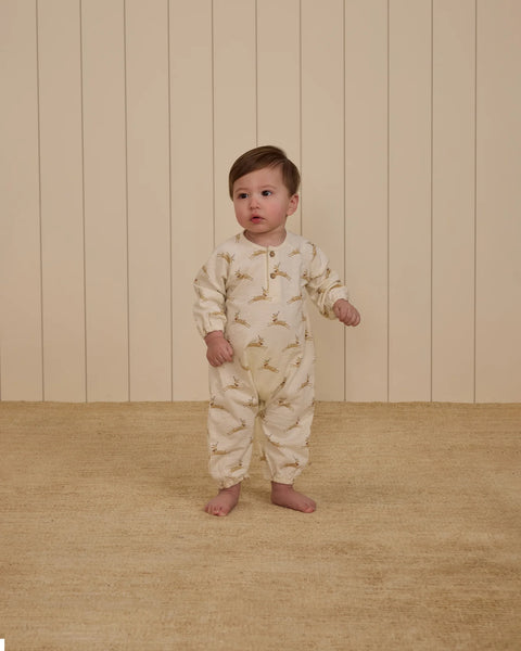 Henley Jumpsuit - Reindeer