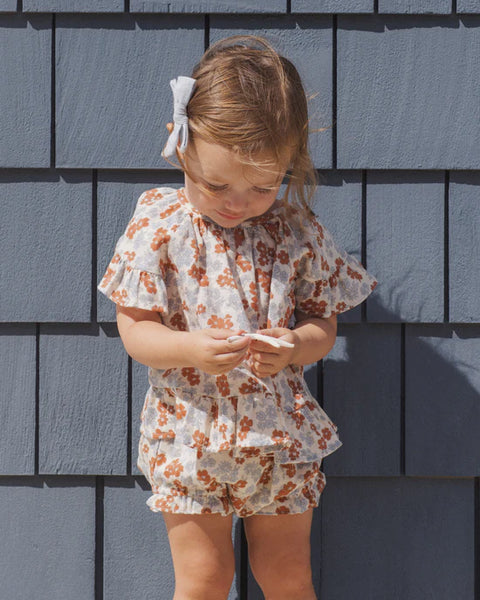Butterfly Top + Bloomer Set (Americana Floral)