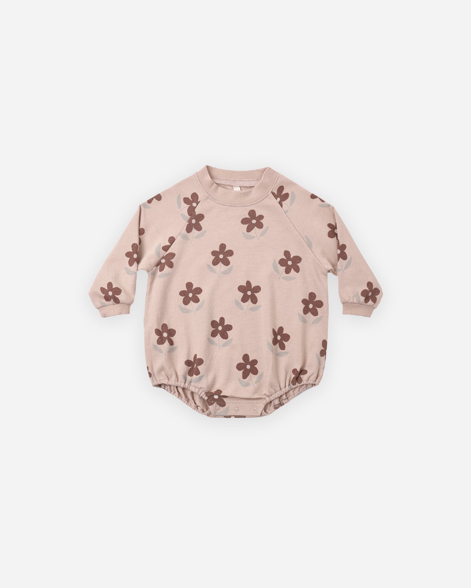 Crew Neck Romper - Rosewood Daisy