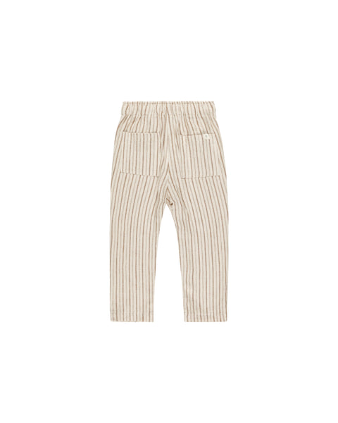 Kalen Pant - Saddle Pinstripe