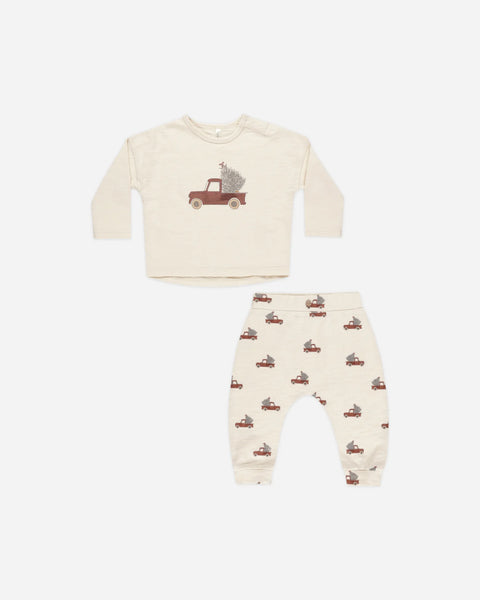 Long Sleeve Tee + Pant Set - Trucks