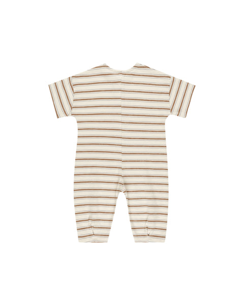 Hayes Jumpsuit - Saddle Stripe