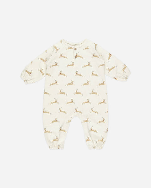 Henley Jumpsuit - Reindeer