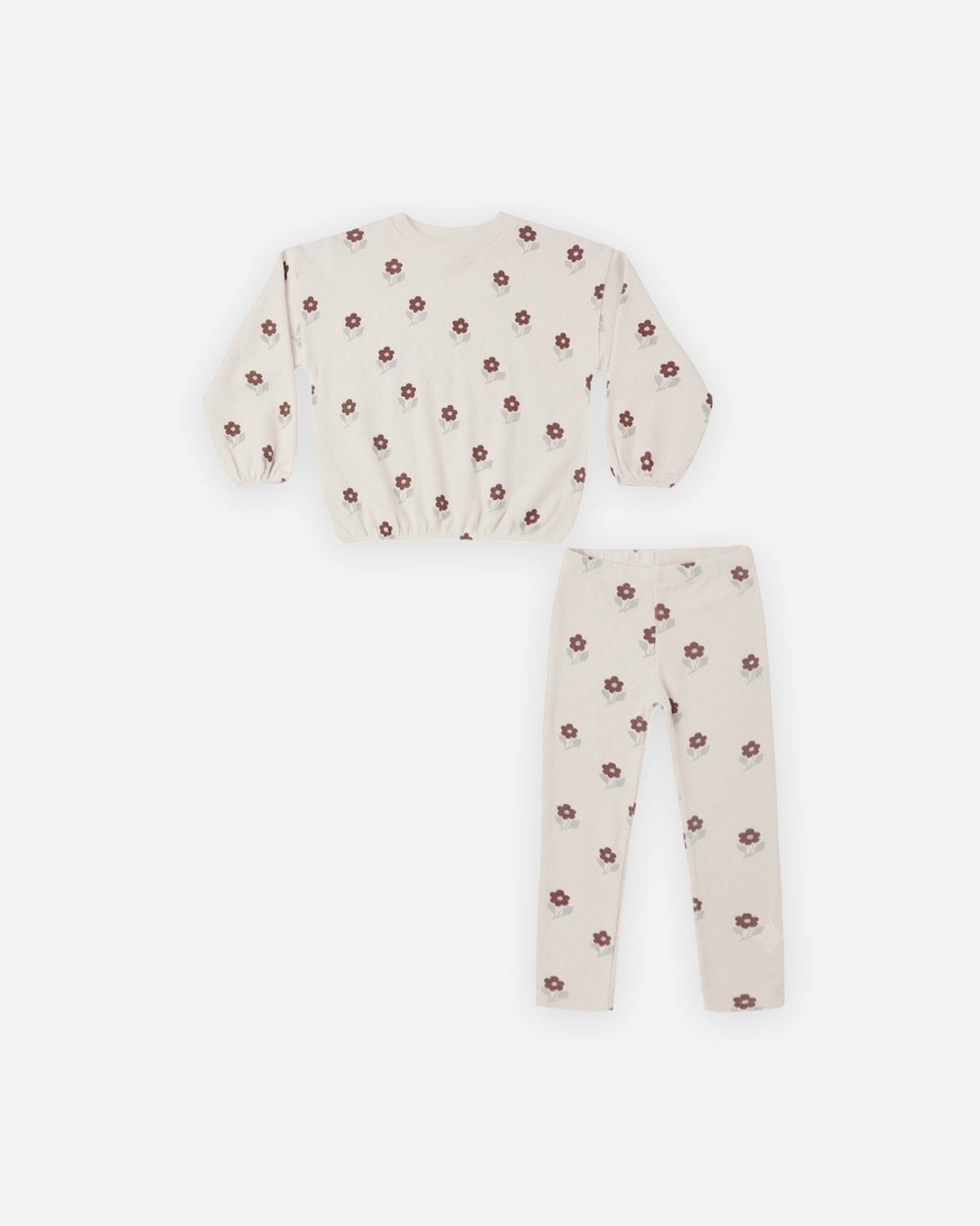 Spongy Knit Set - Petal Daisy